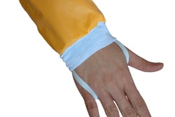 Chemsplash Oversleeve (pair) Knitted Cuff at Wrist Finger/Thumb Loop Oversleeve (pair) | Buy Online | Chemsplash | Fisher Scientific